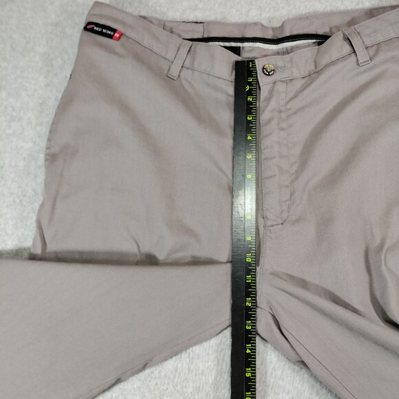 Red Wing FR Pants Mens 42x30 Gray Reflective Bands Tencel Aramid NFPA 2112 HR2 - Picture 8 of 11